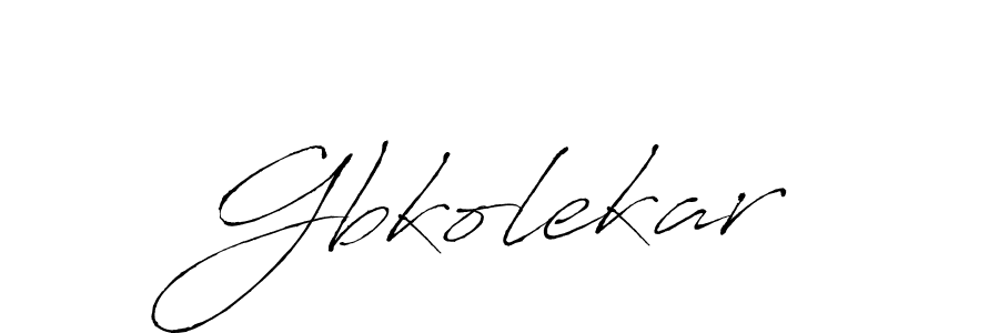 Gbkolekar stylish signature style. Best Handwritten Sign (Antro_Vectra) for my name. Handwritten Signature Collection Ideas for my name Gbkolekar. Gbkolekar signature style 6 images and pictures png