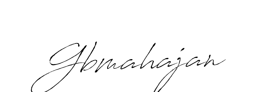 Use a signature maker to create a handwritten signature online. With this signature software, you can design (Antro_Vectra) your own signature for name Gbmahajan. Gbmahajan signature style 6 images and pictures png