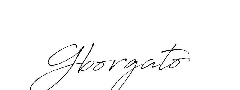 Create a beautiful signature design for name Gborgato. With this signature (Antro_Vectra) fonts, you can make a handwritten signature for free. Gborgato signature style 6 images and pictures png