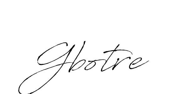 Make a beautiful signature design for name Gbotre. With this signature (Antro_Vectra) style, you can create a handwritten signature for free. Gbotre signature style 6 images and pictures png