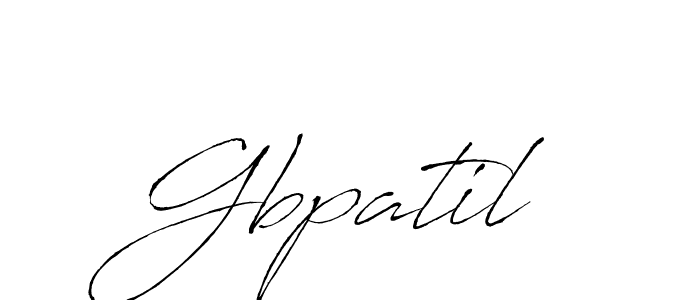 Gbpatil stylish signature style. Best Handwritten Sign (Antro_Vectra) for my name. Handwritten Signature Collection Ideas for my name Gbpatil. Gbpatil signature style 6 images and pictures png