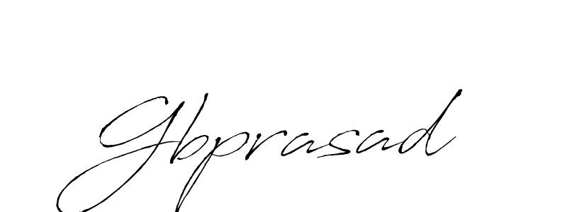 Design your own signature with our free online signature maker. With this signature software, you can create a handwritten (Antro_Vectra) signature for name Gbprasad. Gbprasad signature style 6 images and pictures png