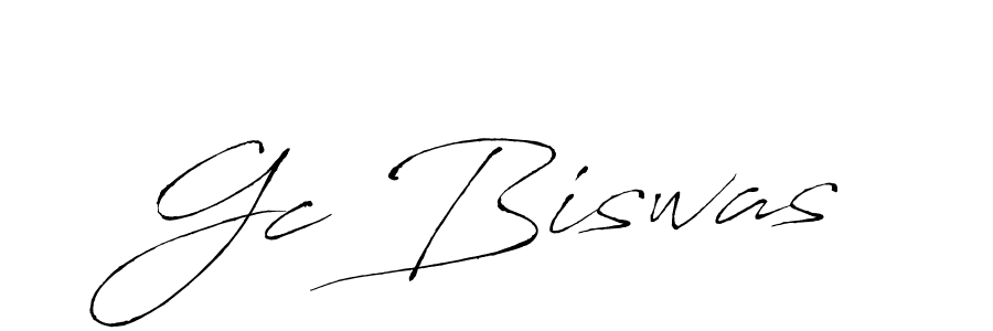 You should practise on your own different ways (Antro_Vectra) to write your name (Gc Biswas) in signature. don't let someone else do it for you. Gc Biswas signature style 6 images and pictures png