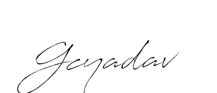 It looks lik you need a new signature style for name Gcyadav. Design unique handwritten (Antro_Vectra) signature with our free signature maker in just a few clicks. Gcyadav signature style 6 images and pictures png