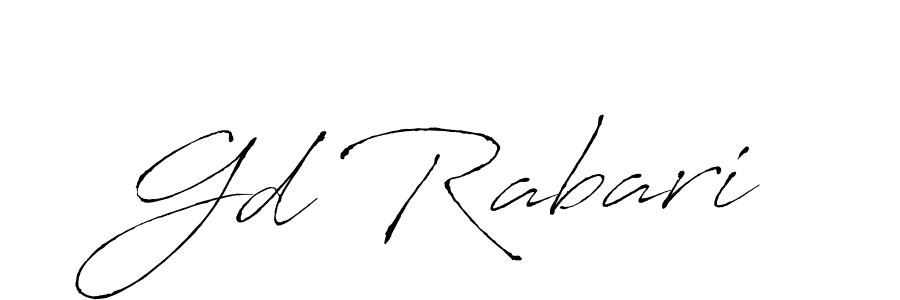 Antro_Vectra is a professional signature style that is perfect for those who want to add a touch of class to their signature. It is also a great choice for those who want to make their signature more unique. Get Gd Rabari name to fancy signature for free. Gd Rabari signature style 6 images and pictures png