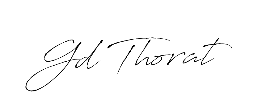 You should practise on your own different ways (Antro_Vectra) to write your name (Gd Thorat) in signature. don't let someone else do it for you. Gd Thorat signature style 6 images and pictures png