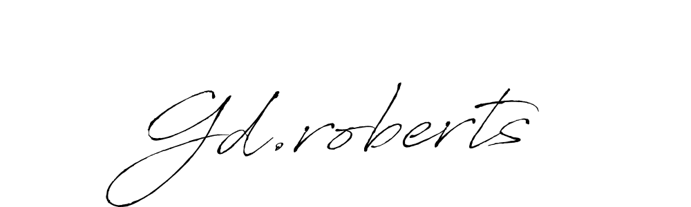 Also we have Gd.roberts name is the best signature style. Create professional handwritten signature collection using Antro_Vectra autograph style. Gd.roberts signature style 6 images and pictures png