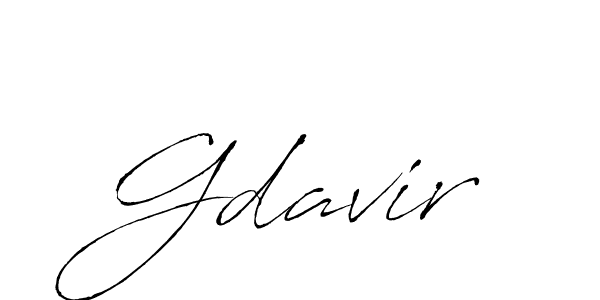 Antro_Vectra is a professional signature style that is perfect for those who want to add a touch of class to their signature. It is also a great choice for those who want to make their signature more unique. Get Gdavir name to fancy signature for free. Gdavir signature style 6 images and pictures png