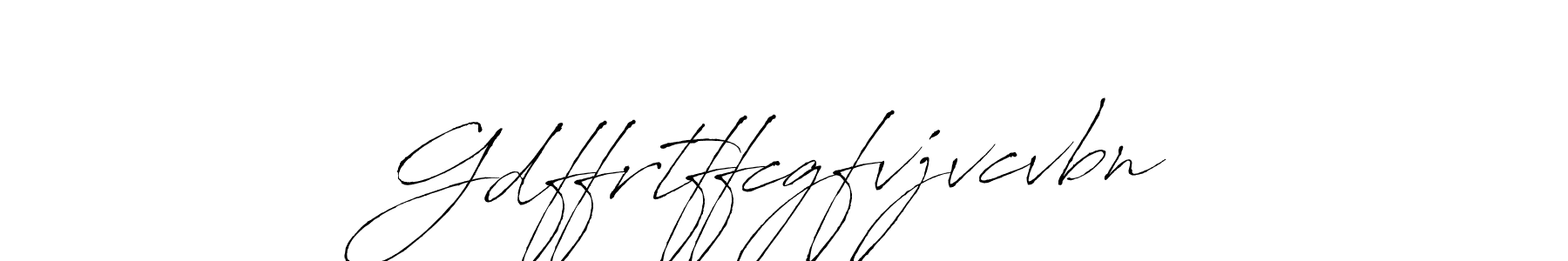 Create a beautiful signature design for name Gdffrtffcgfvjvcvbn. With this signature (Antro_Vectra) fonts, you can make a handwritten signature for free. Gdffrtffcgfvjvcvbn signature style 6 images and pictures png