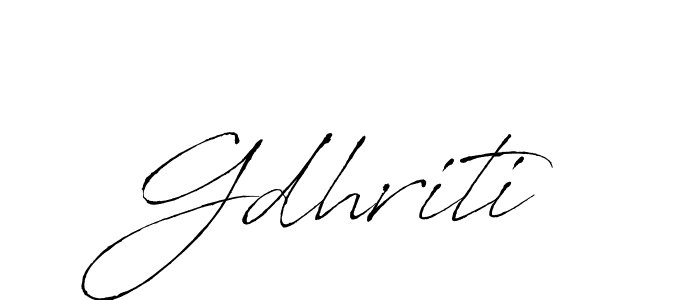 The best way (Antro_Vectra) to make a short signature is to pick only two or three words in your name. The name Gdhriti include a total of six letters. For converting this name. Gdhriti signature style 6 images and pictures png