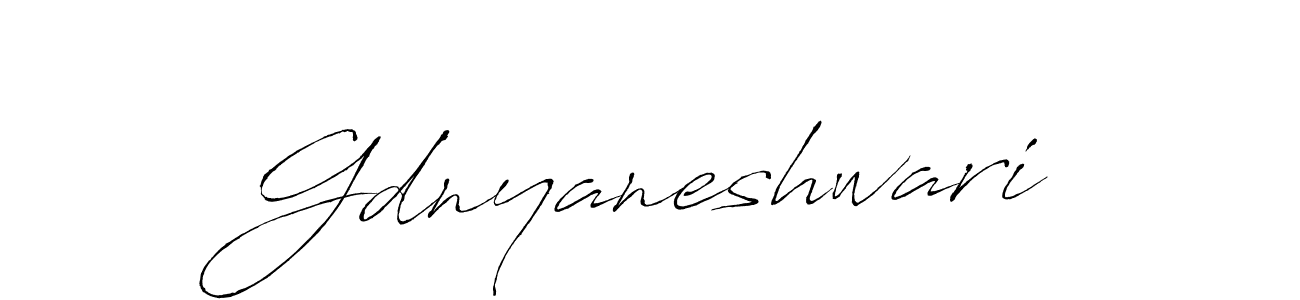 How to make Gdnyaneshwari name signature. Use Antro_Vectra style for creating short signs online. This is the latest handwritten sign. Gdnyaneshwari signature style 6 images and pictures png