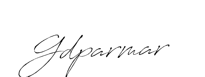 Create a beautiful signature design for name Gdparmar. With this signature (Antro_Vectra) fonts, you can make a handwritten signature for free. Gdparmar signature style 6 images and pictures png