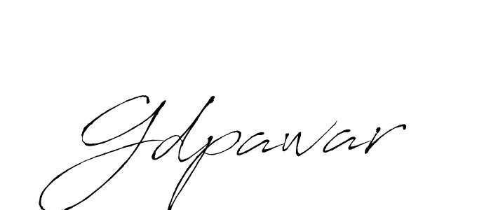 Make a beautiful signature design for name Gdpawar. Use this online signature maker to create a handwritten signature for free. Gdpawar signature style 6 images and pictures png