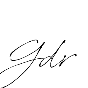 Create a beautiful signature design for name Gdr. With this signature (Antro_Vectra) fonts, you can make a handwritten signature for free. Gdr signature style 6 images and pictures png