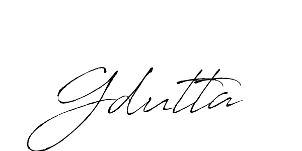 You should practise on your own different ways (Antro_Vectra) to write your name (Gdutta) in signature. don't let someone else do it for you. Gdutta signature style 6 images and pictures png