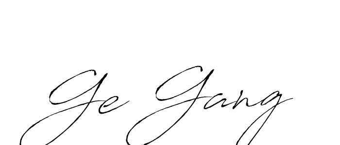 Also You can easily find your signature by using the search form. We will create Ge Gang name handwritten signature images for you free of cost using Antro_Vectra sign style. Ge Gang signature style 6 images and pictures png