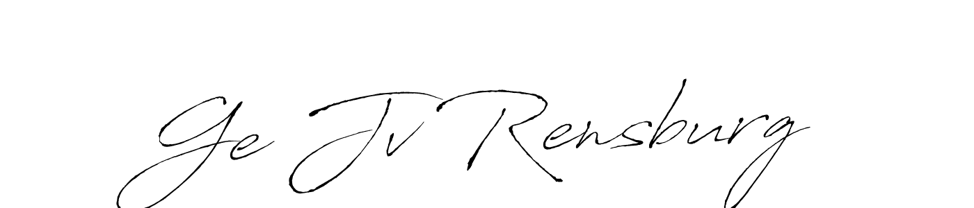 Create a beautiful signature design for name Ge Jv Rensburg. With this signature (Antro_Vectra) fonts, you can make a handwritten signature for free. Ge Jv Rensburg signature style 6 images and pictures png