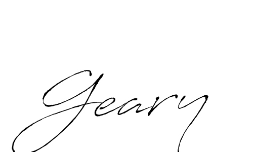 How to make Geary signature? Antro_Vectra is a professional autograph style. Create handwritten signature for Geary name. Geary signature style 6 images and pictures png