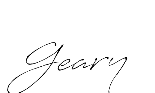 How to make Geary signature? Antro_Vectra is a professional autograph style. Create handwritten signature for Geary name. Geary signature style 6 images and pictures png