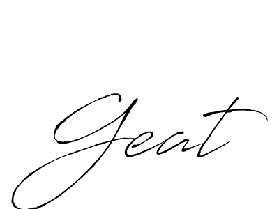 It looks lik you need a new signature style for name Geat. Design unique handwritten (Antro_Vectra) signature with our free signature maker in just a few clicks. Geat signature style 6 images and pictures png