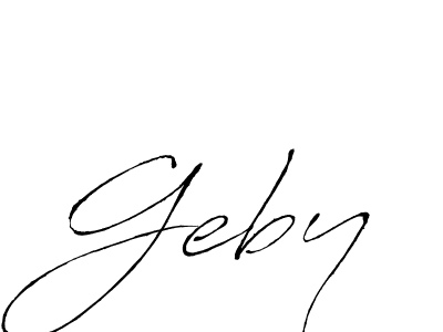 Similarly Antro_Vectra is the best handwritten signature design. Signature creator online .You can use it as an online autograph creator for name Geby. Geby signature style 6 images and pictures png
