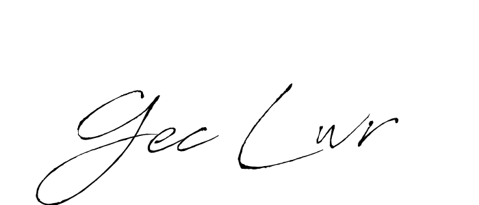 Once you've used our free online signature maker to create your best signature Antro_Vectra style, it's time to enjoy all of the benefits that Gec Lwr name signing documents. Gec Lwr signature style 6 images and pictures png