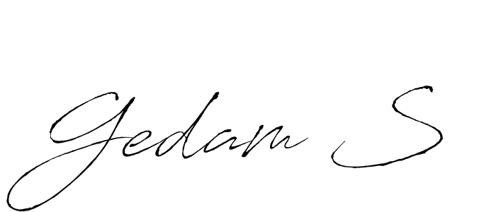 Here are the top 10 professional signature styles for the name Gedam S. These are the best autograph styles you can use for your name. Gedam S signature style 6 images and pictures png