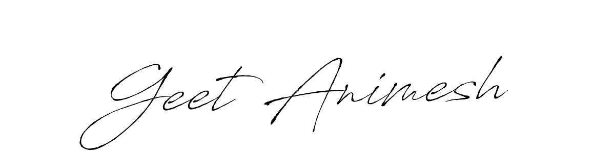 Also You can easily find your signature by using the search form. We will create Geet Animesh name handwritten signature images for you free of cost using Antro_Vectra sign style. Geet Animesh signature style 6 images and pictures png