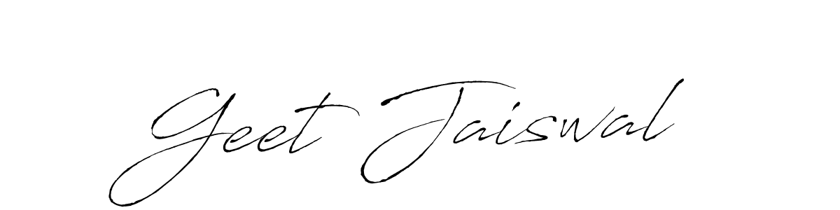 You should practise on your own different ways (Antro_Vectra) to write your name (Geet Jaiswal) in signature. don't let someone else do it for you. Geet Jaiswal signature style 6 images and pictures png