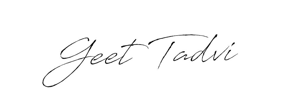Here are the top 10 professional signature styles for the name Geet Tadvi. These are the best autograph styles you can use for your name. Geet Tadvi signature style 6 images and pictures png