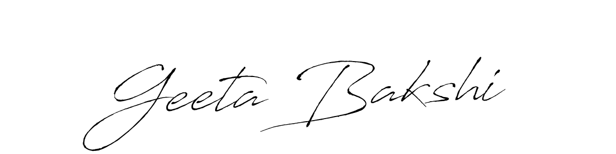 Also we have Geeta Bakshi name is the best signature style. Create professional handwritten signature collection using Antro_Vectra autograph style. Geeta Bakshi signature style 6 images and pictures png