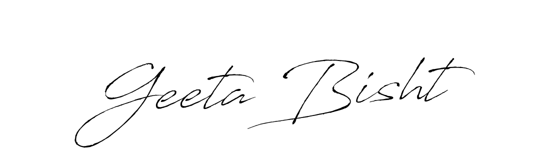 Also You can easily find your signature by using the search form. We will create Geeta Bisht name handwritten signature images for you free of cost using Antro_Vectra sign style. Geeta Bisht signature style 6 images and pictures png