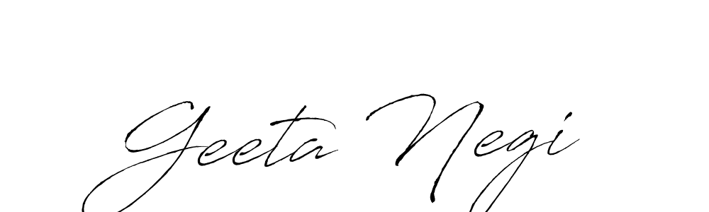 Use a signature maker to create a handwritten signature online. With this signature software, you can design (Antro_Vectra) your own signature for name Geeta Negi. Geeta Negi signature style 6 images and pictures png