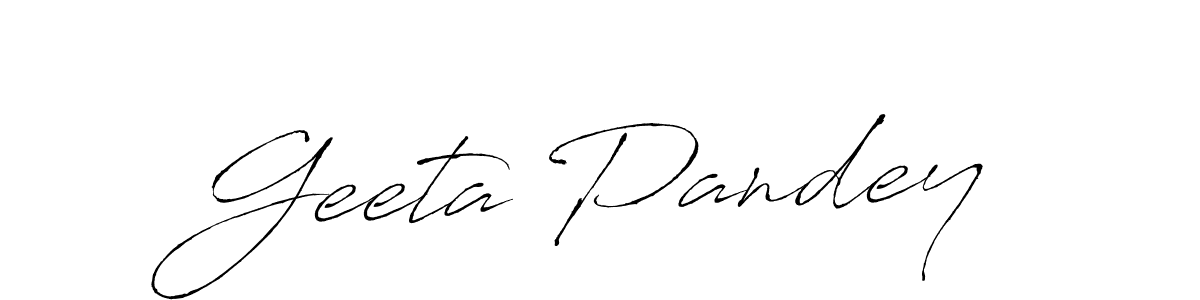 Make a beautiful signature design for name Geeta Pandey. Use this online signature maker to create a handwritten signature for free. Geeta Pandey signature style 6 images and pictures png