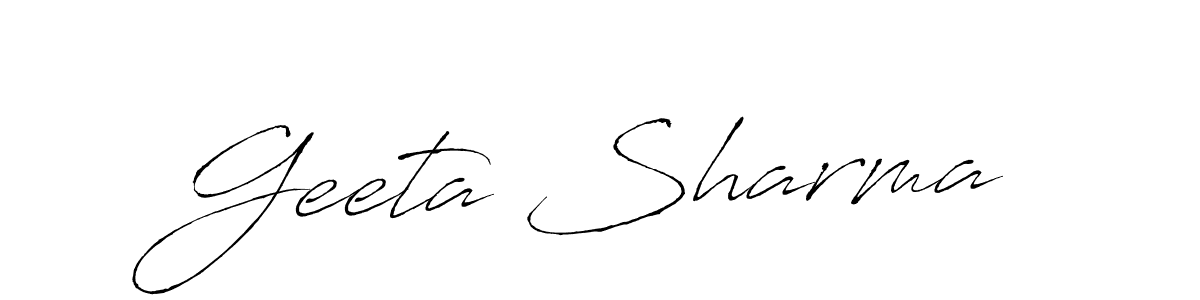 if you are searching for the best signature style for your name Geeta Sharma. so please give up your signature search. here we have designed multiple signature styles  using Antro_Vectra. Geeta Sharma signature style 6 images and pictures png