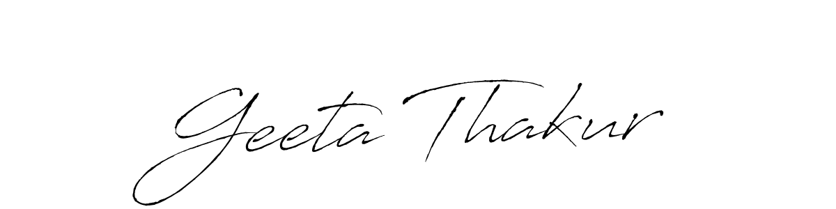 This is the best signature style for the Geeta Thakur name. Also you like these signature font (Antro_Vectra). Mix name signature. Geeta Thakur signature style 6 images and pictures png