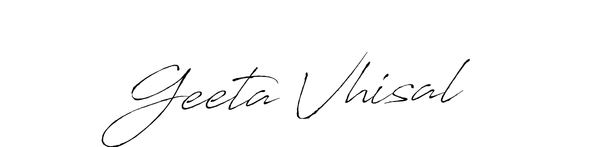 if you are searching for the best signature style for your name Geeta Vhisal. so please give up your signature search. here we have designed multiple signature styles  using Antro_Vectra. Geeta Vhisal signature style 6 images and pictures png
