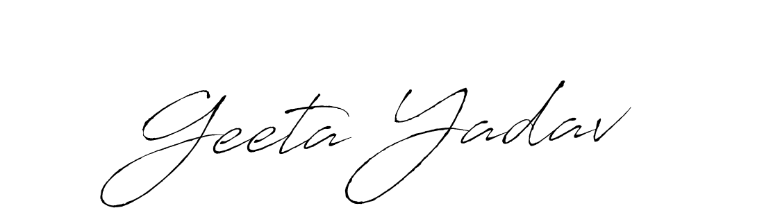 Make a beautiful signature design for name Geeta Yadav. Use this online signature maker to create a handwritten signature for free. Geeta Yadav signature style 6 images and pictures png