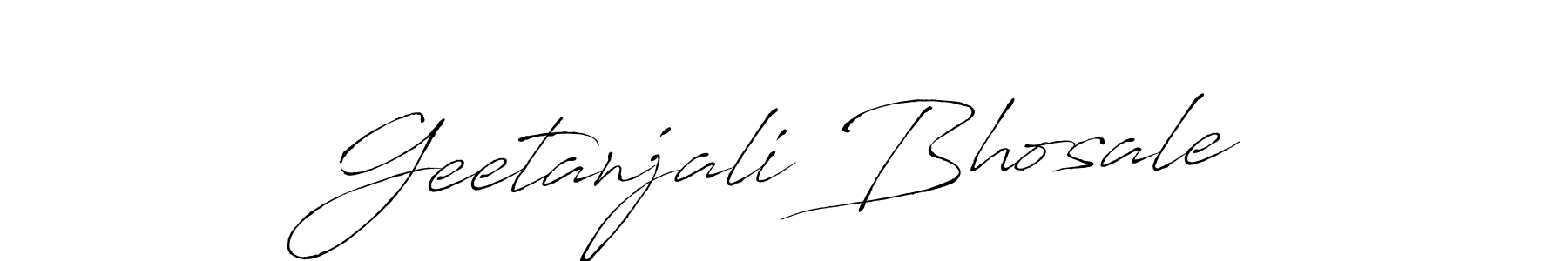 Also we have Geetanjali Bhosale name is the best signature style. Create professional handwritten signature collection using Antro_Vectra autograph style. Geetanjali Bhosale signature style 6 images and pictures png