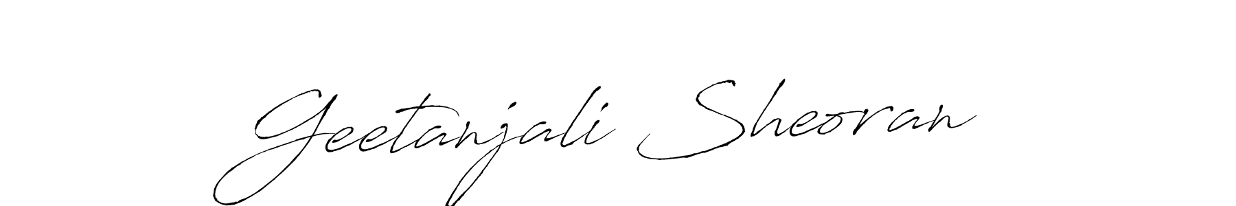 Design your own signature with our free online signature maker. With this signature software, you can create a handwritten (Antro_Vectra) signature for name Geetanjali Sheoran. Geetanjali Sheoran signature style 6 images and pictures png