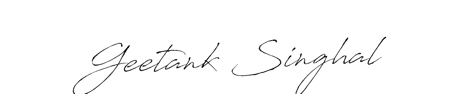 Also we have Geetank Singhal name is the best signature style. Create professional handwritten signature collection using Antro_Vectra autograph style. Geetank Singhal signature style 6 images and pictures png