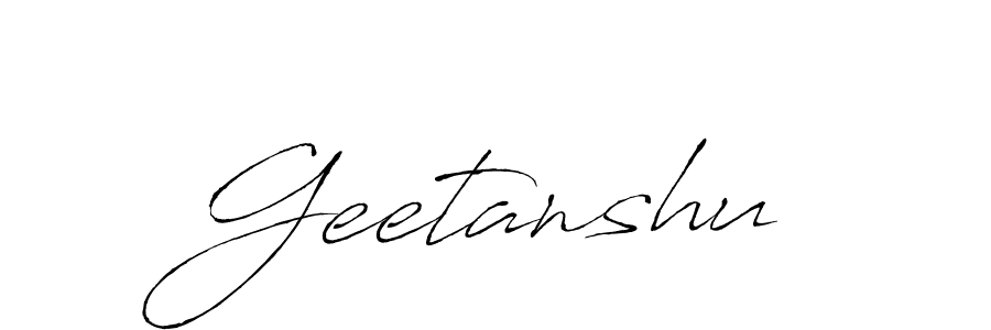 Make a beautiful signature design for name Geetanshu. Use this online signature maker to create a handwritten signature for free. Geetanshu signature style 6 images and pictures png