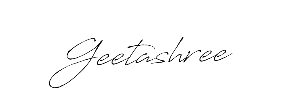 Use a signature maker to create a handwritten signature online. With this signature software, you can design (Antro_Vectra) your own signature for name Geetashree. Geetashree signature style 6 images and pictures png