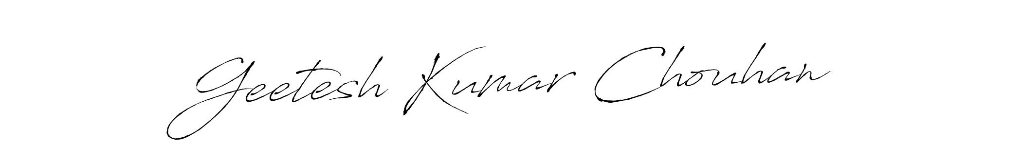 Also we have Geetesh Kumar Chouhan name is the best signature style. Create professional handwritten signature collection using Antro_Vectra autograph style. Geetesh Kumar Chouhan signature style 6 images and pictures png