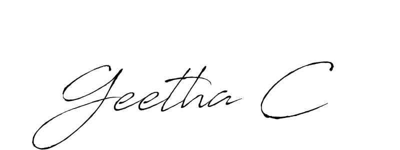 if you are searching for the best signature style for your name Geetha C. so please give up your signature search. here we have designed multiple signature styles  using Antro_Vectra. Geetha C signature style 6 images and pictures png