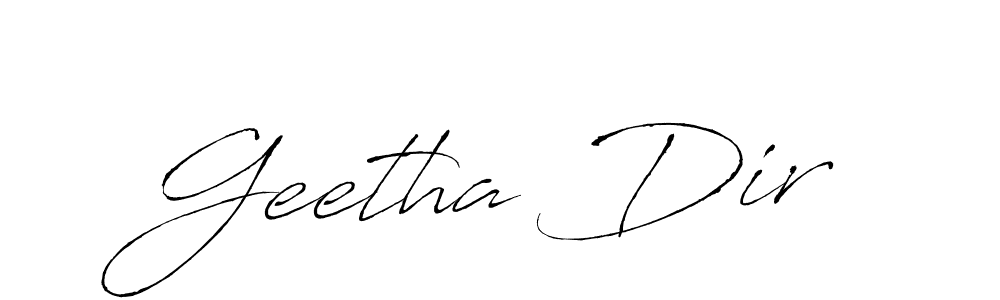 Antro_Vectra is a professional signature style that is perfect for those who want to add a touch of class to their signature. It is also a great choice for those who want to make their signature more unique. Get Geetha Dir name to fancy signature for free. Geetha Dir signature style 6 images and pictures png