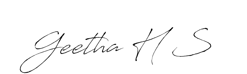 if you are searching for the best signature style for your name Geetha H S. so please give up your signature search. here we have designed multiple signature styles  using Antro_Vectra. Geetha H S signature style 6 images and pictures png