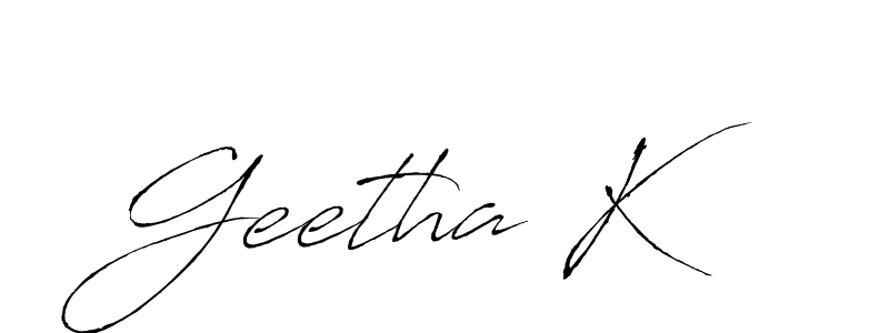 You can use this online signature creator to create a handwritten signature for the name Geetha K. This is the best online autograph maker. Geetha K signature style 6 images and pictures png