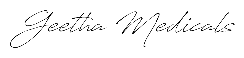 Use a signature maker to create a handwritten signature online. With this signature software, you can design (Antro_Vectra) your own signature for name Geetha Medicals. Geetha Medicals signature style 6 images and pictures png