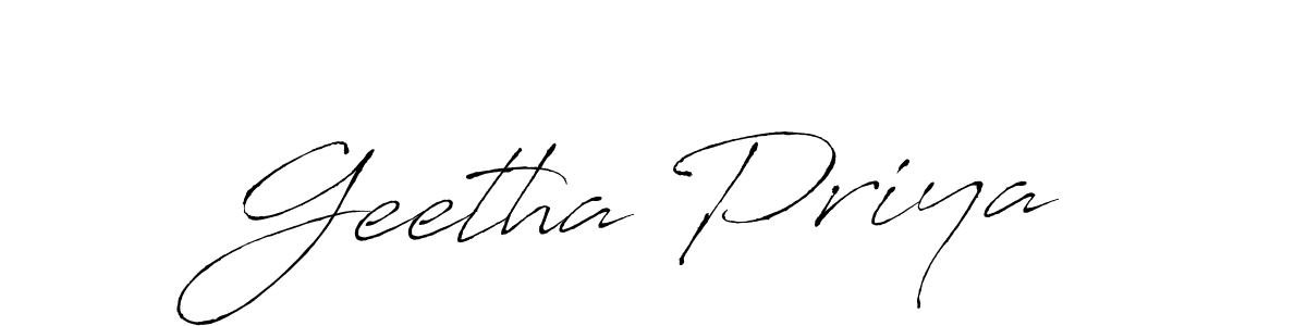 Also You can easily find your signature by using the search form. We will create Geetha Priya name handwritten signature images for you free of cost using Antro_Vectra sign style. Geetha Priya signature style 6 images and pictures png